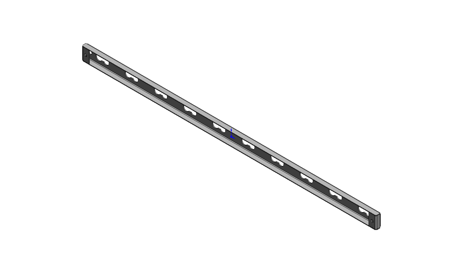 ZURRSCHIENE FXR KXLTEMITTELREGAL L=1014mm