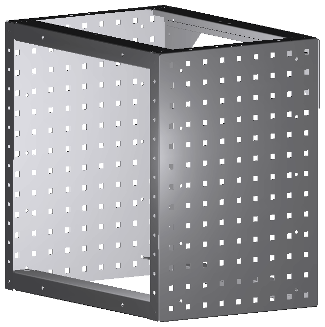 ALU-TECH SCHUBKASTEN LEER 507X504X360