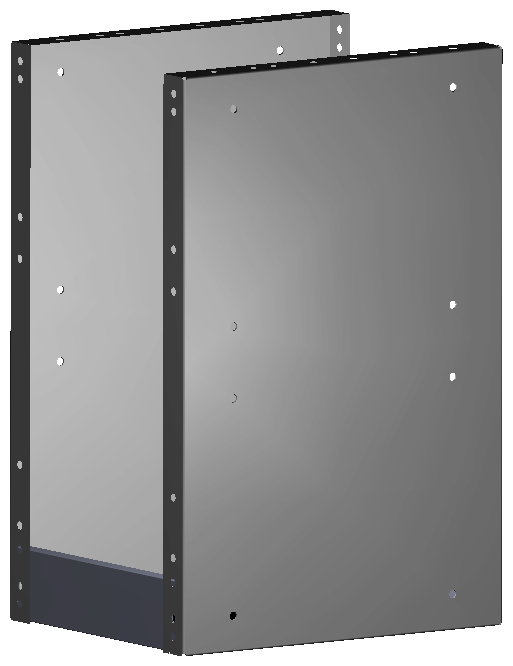 REGAL 253X483X320 MIT ANTIRUTSCHMATTE