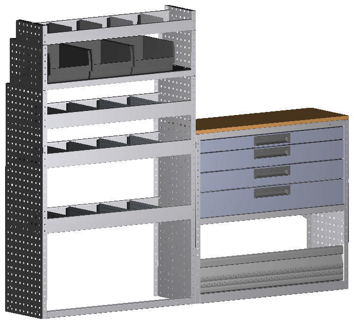ALU-TECH KIT 2028X1620X360