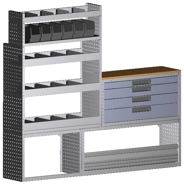 ALU-TECH KIT 2028X1800X360