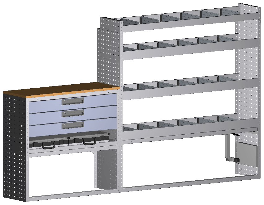ALU-TECH KIT 2535X1550X360
