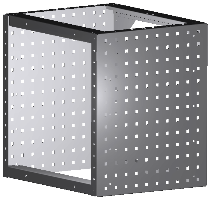 ALU-TECH SCHUBKASTEN LEER 507X504X410