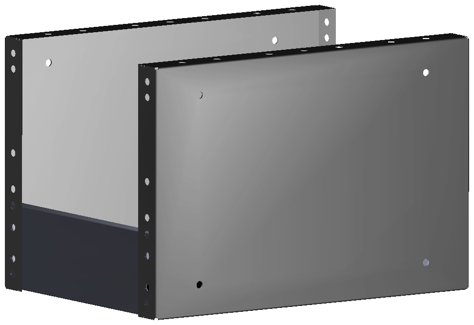 REGAL 253X241X360 MIT ANTIRUTSCHMATTE