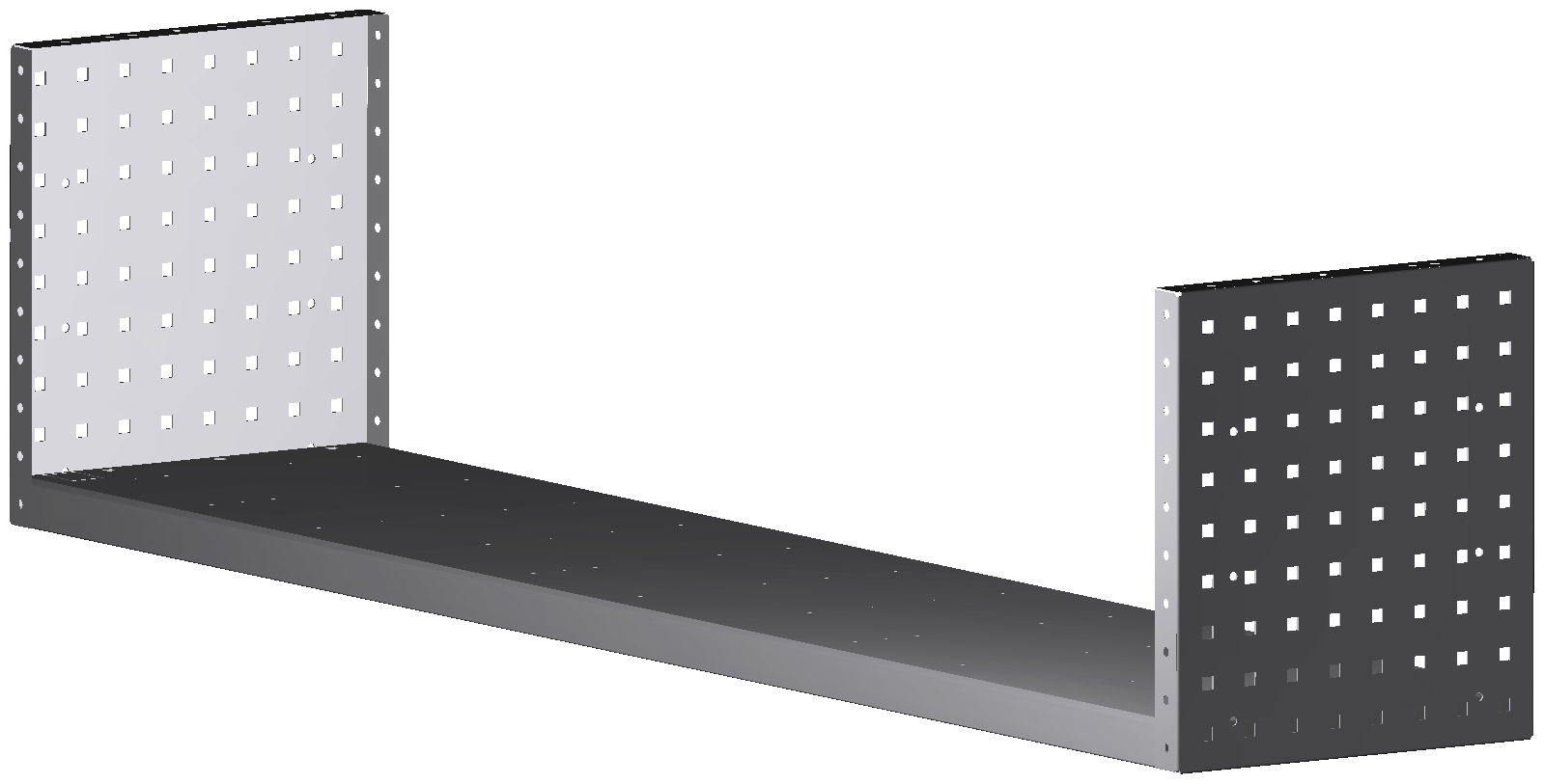 ALU-TECH MULTIFUNKTIONSREGALABLAGE 1521x360x320