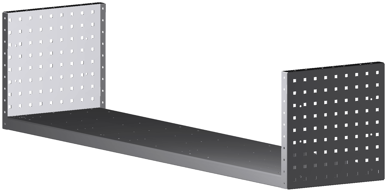 ALU-TECH MULTIFUNKTIONSREGALABLAGE 1521x360x360
