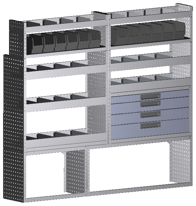 ALU-TECH KIT 2028X1800X360