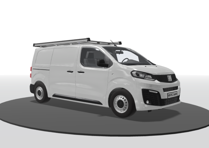 Dachgalerie aus Aluminium Q13 - Stelantis M L2 Heckklappe