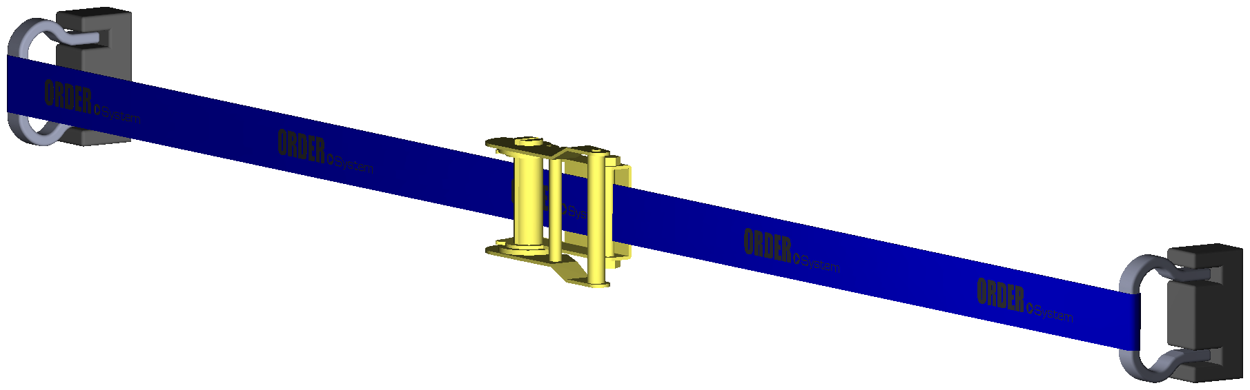 SPANNGURTMIT XKERLX-BEFESTIGUNGENFXR L=3100mm