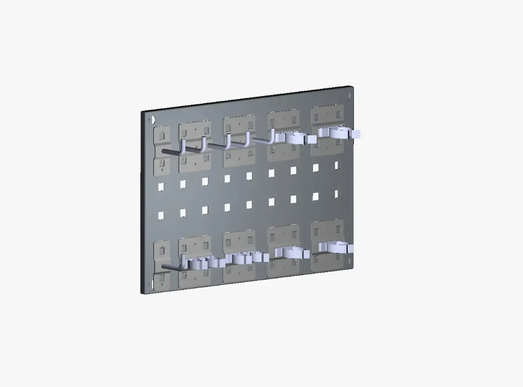 LOCHPANEEL 360x241x10 MIT WERKZEUGHALTERSORTIMENT 10-TEILIG (9AGPF00KIT)