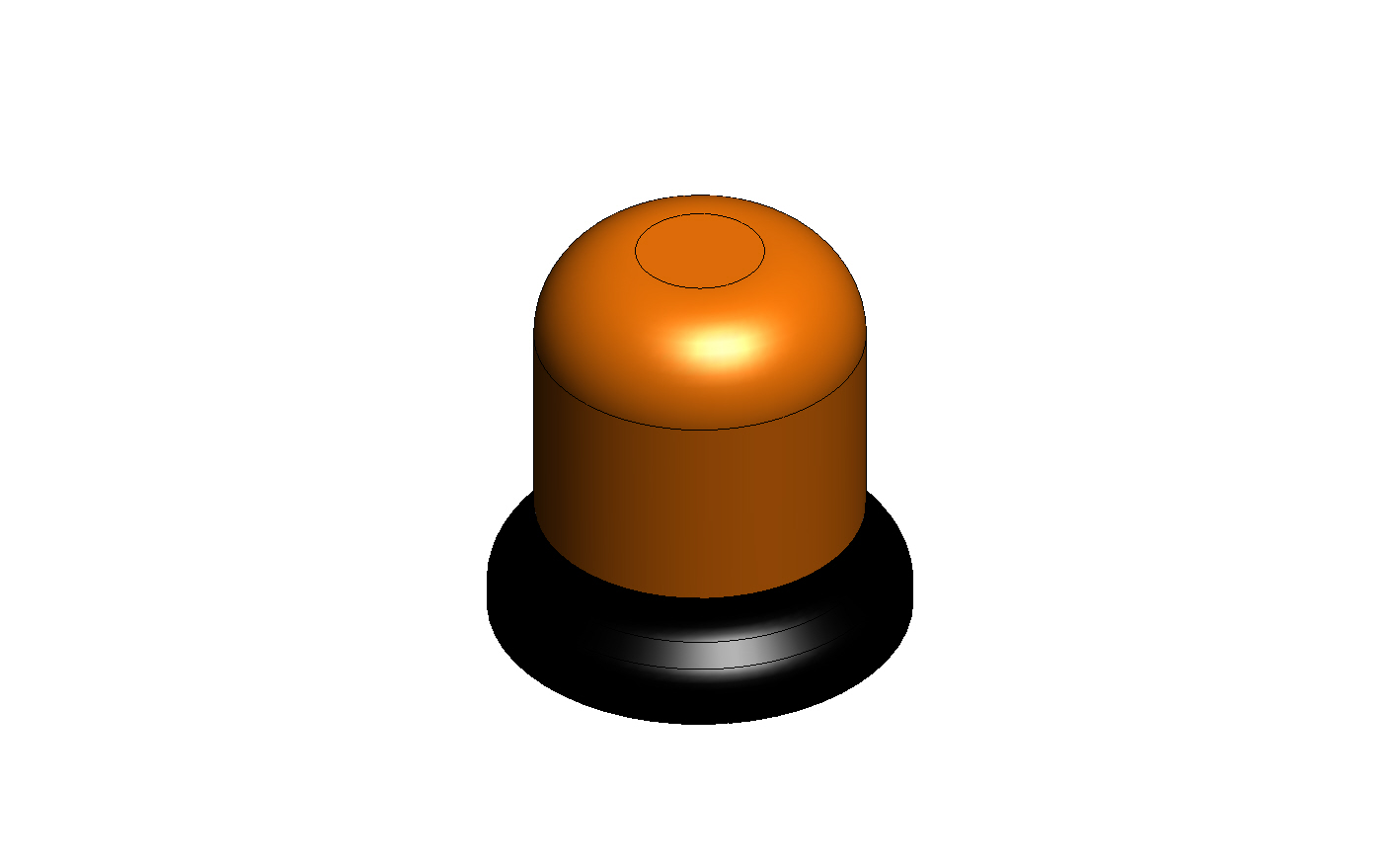 WARNLAMPE ORANGE 12V