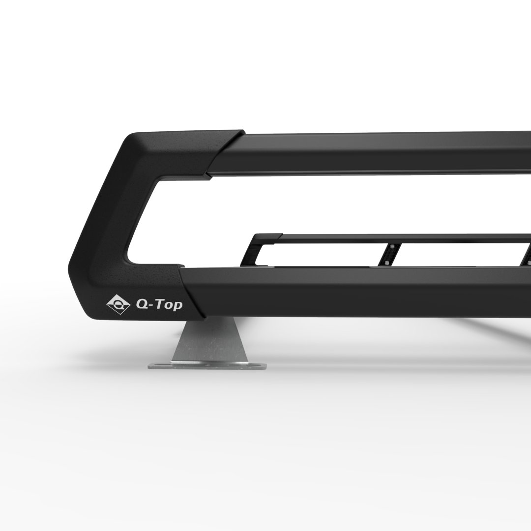 Q-Top Alu. Dachgepäckträger O19 schwarz Iveco Daily 14- 4100 H2 Hecktüren