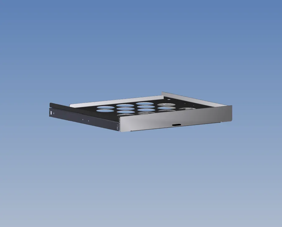ALU-TECH KOFFERTABLAR 507X241/483X410 MIT SCHIENEN