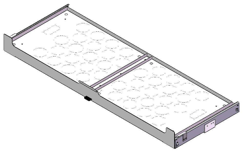 KOFFERTABLAR FXR SCHUBKASTEN 1014x241/483x360 MIT FXHRUNGSSCHIENEN