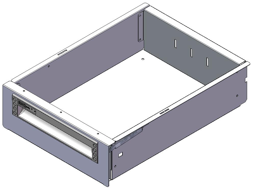 SEITLICHE SCHUBLADE 300X400 H100 LEER