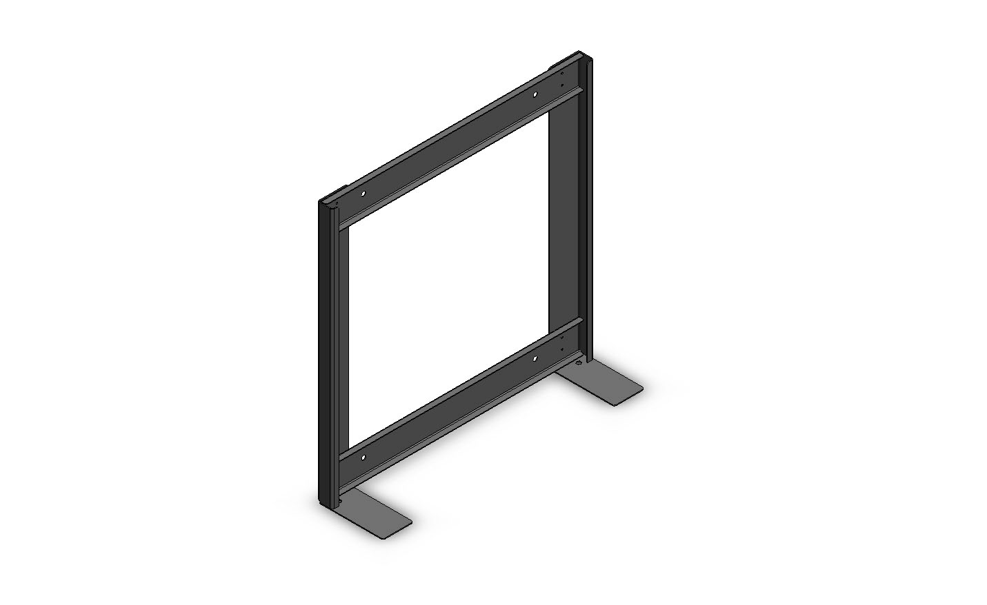 RAHMEN FXR KIPPBOX-REGALE 610X500H