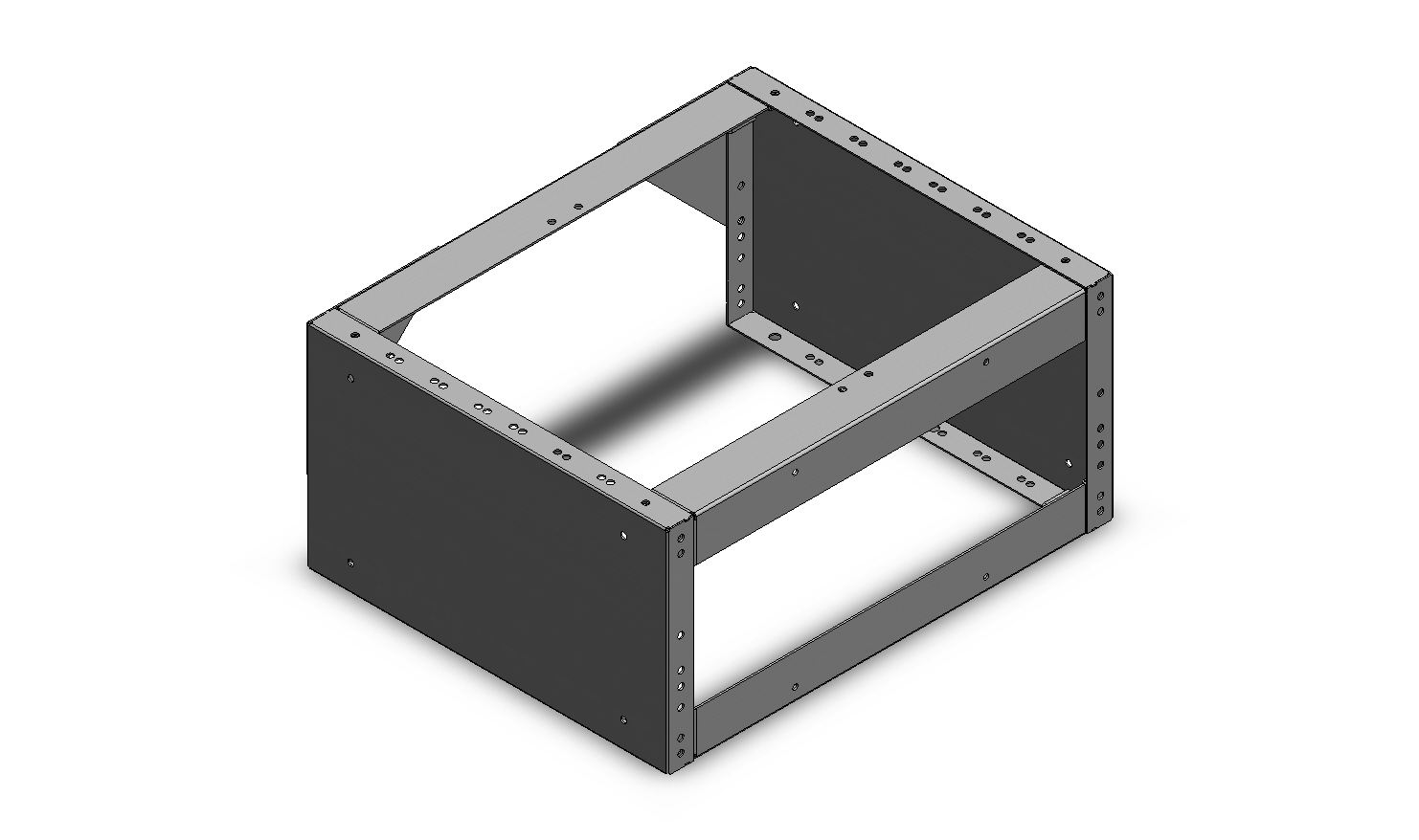 RADKASTENVERKLEIDUNG OFFEN 507X241X410