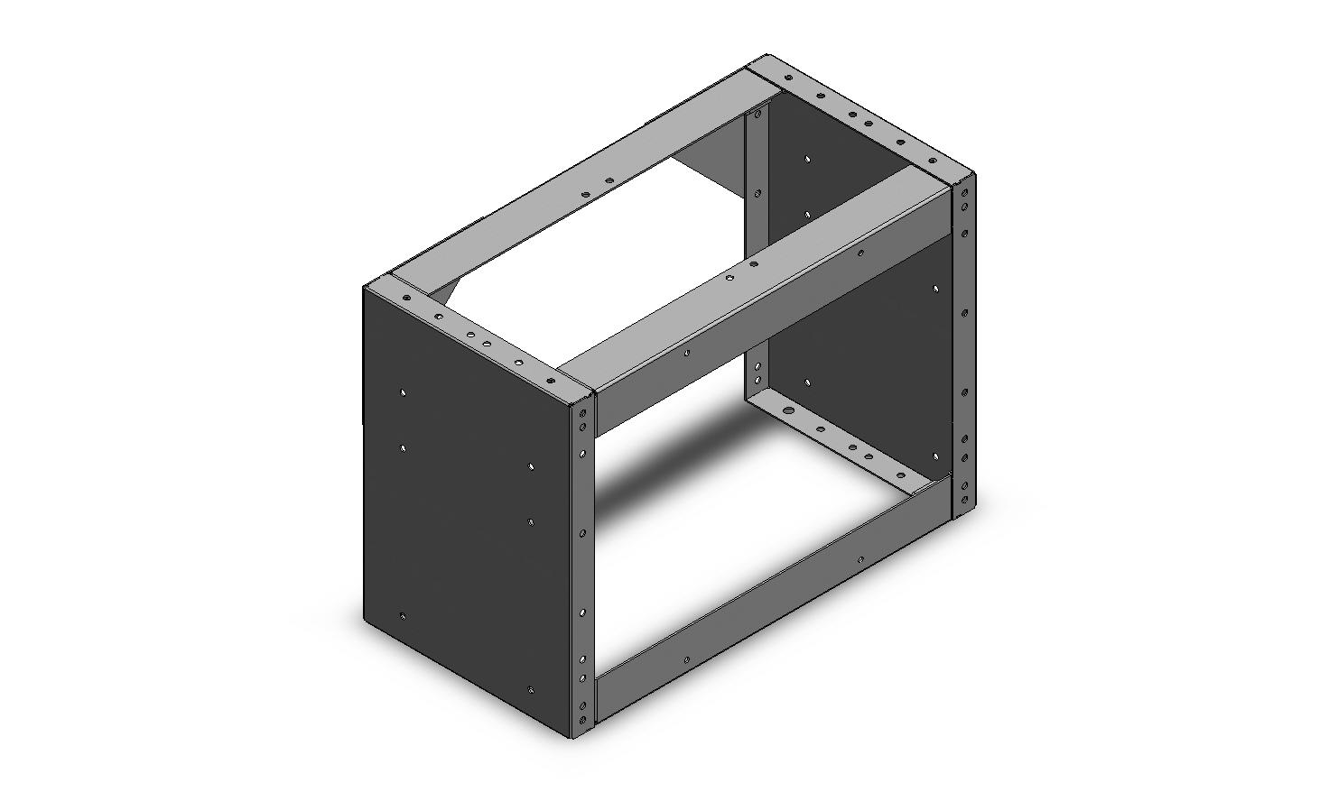 RADKASTENVERKLEIDUNG OFFEN 507X362X260
