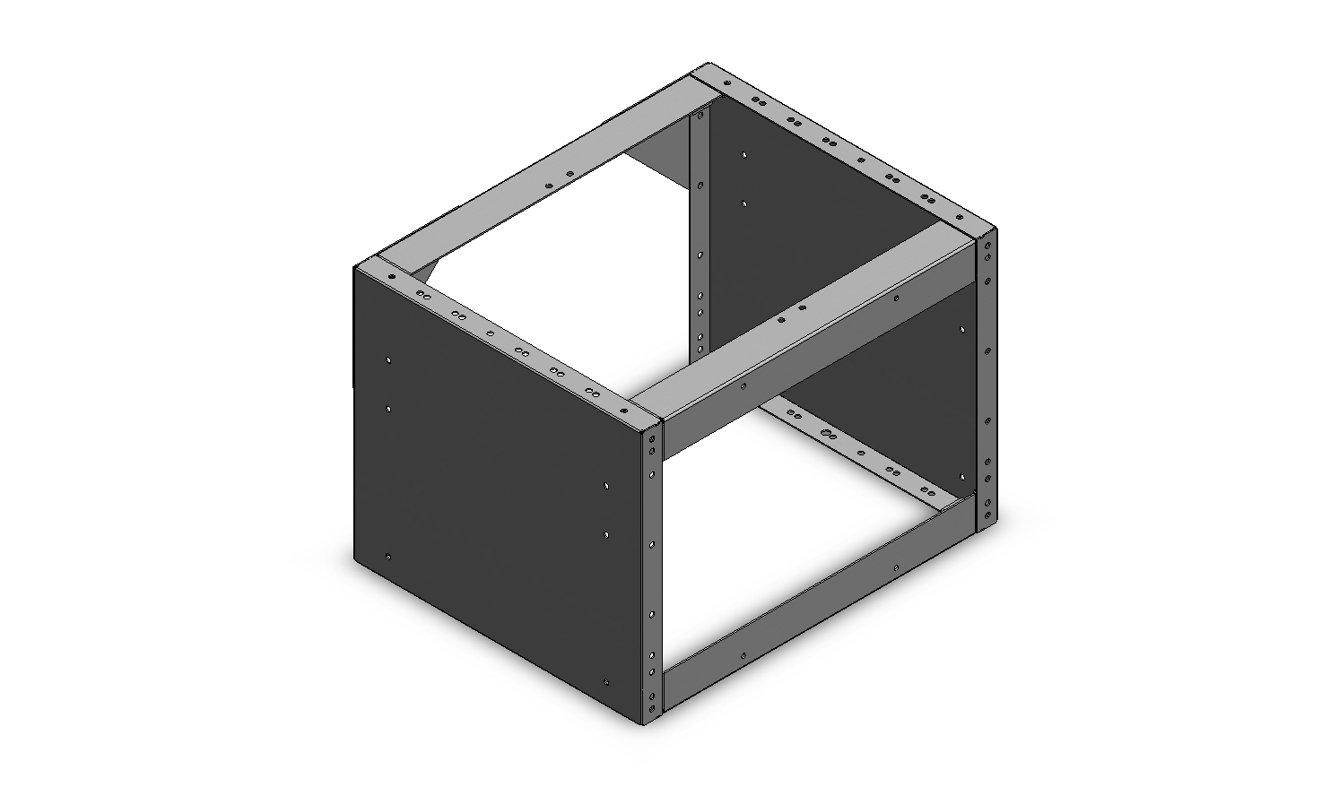 RADKASTENVERKLEIDUNG OFFEN 507X362X410