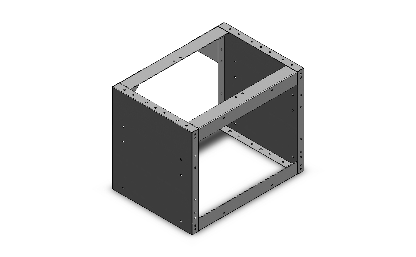 RADKASTENVERKLEIDUNG OFFEN 507X402X360