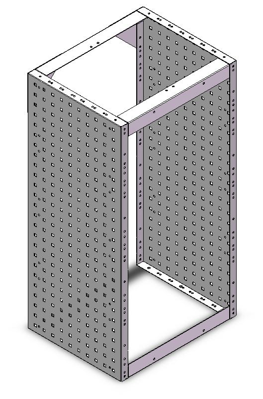 RADKASTENVERKLEIDUNG OFFEN 507X966X410