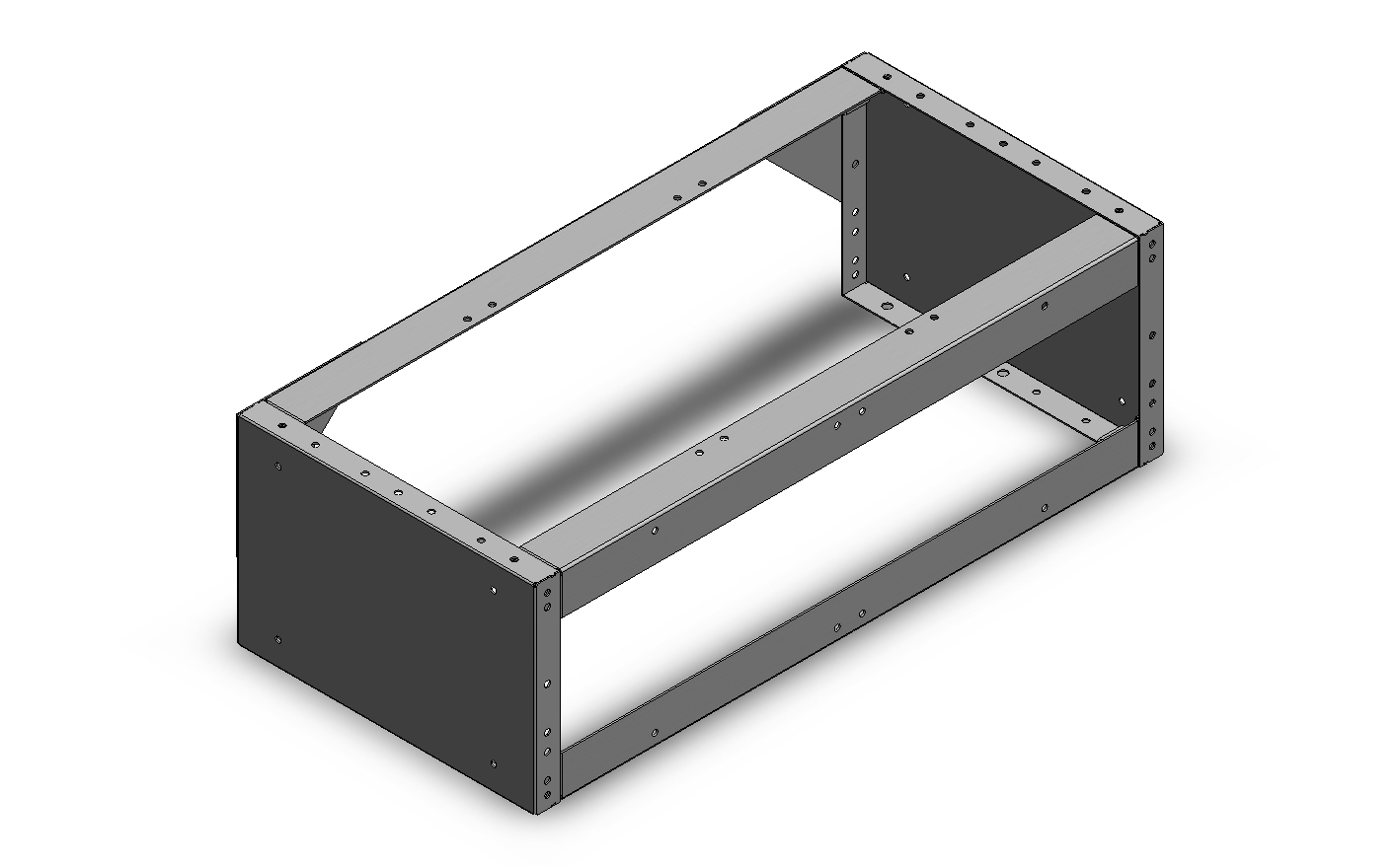 RADKASTENVERKLEIDUNG OFFEN 760X241X360