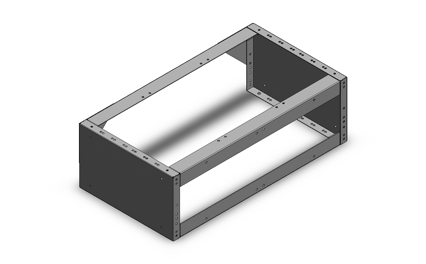 RADKASTENVERKLEIDUNG OFFEN 760X241X410