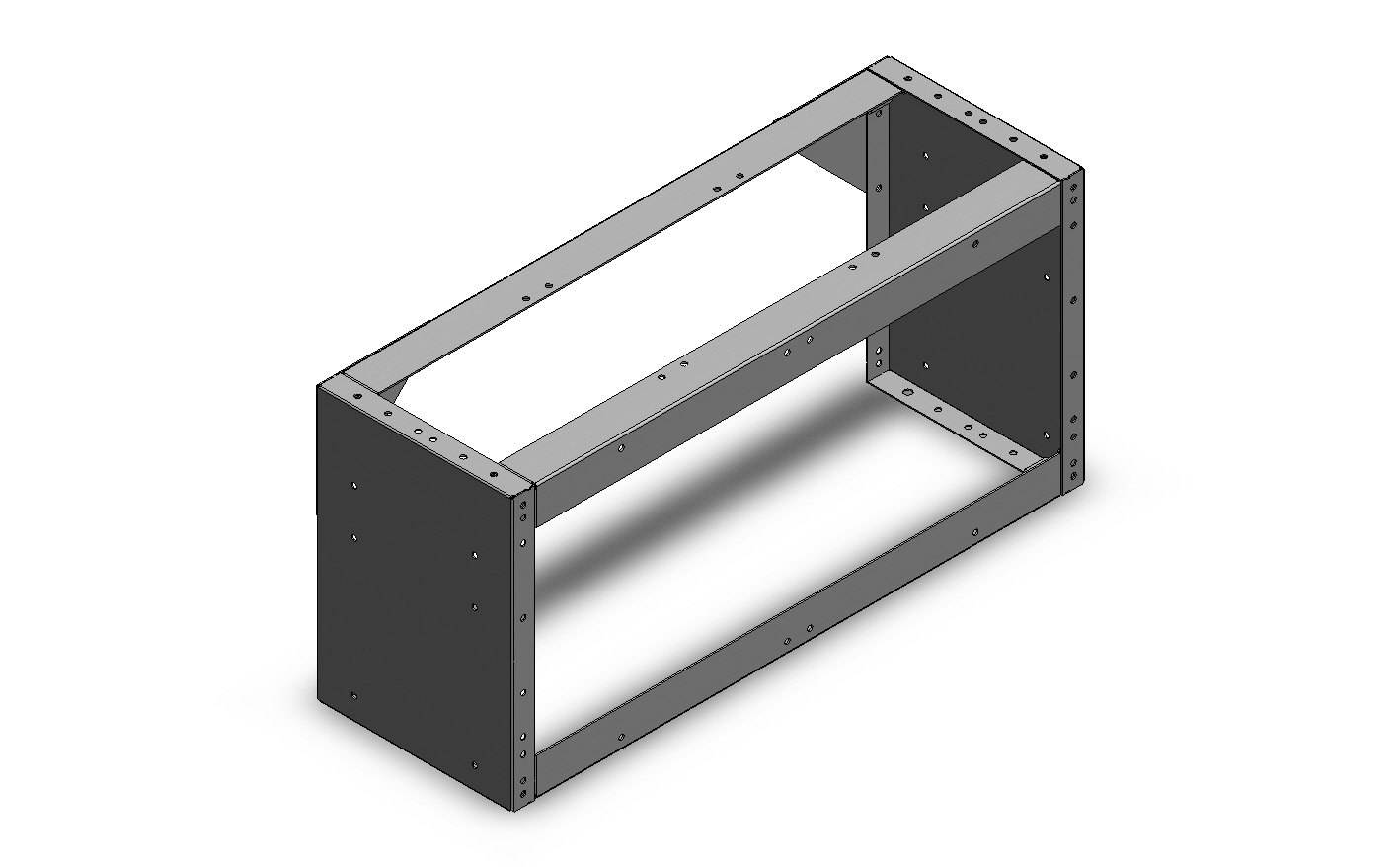 RADKASTENVERKLEIDUNG OFFEN 760X362X260