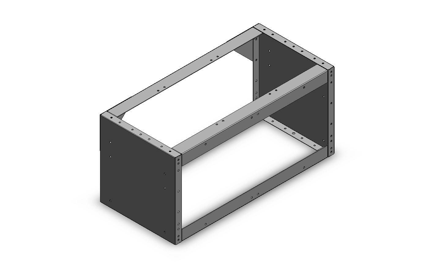 RADKASTENVERKLEIDUNG OFFEN 760X362X360