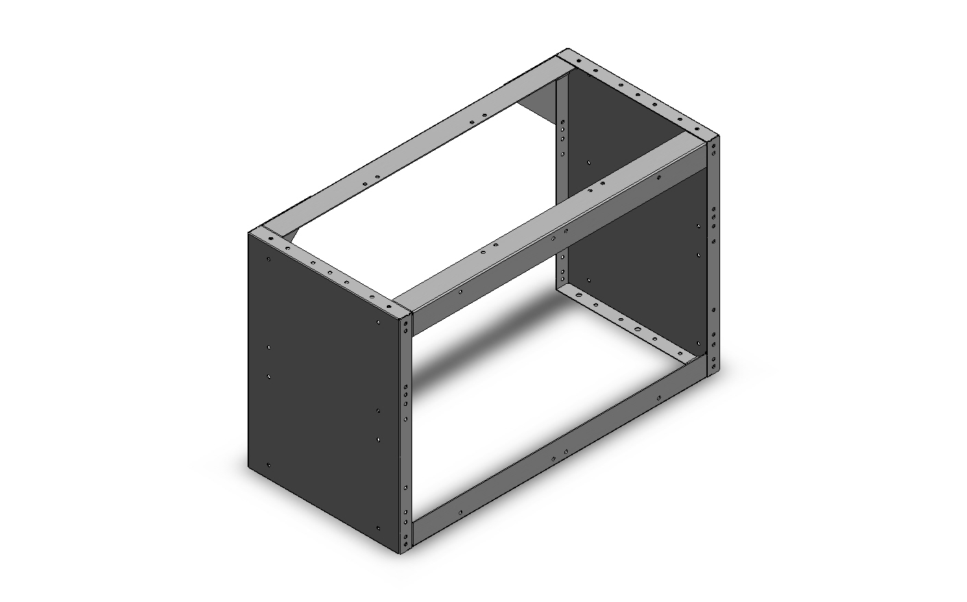 RADKASTENVERKLEIDUNG OFFEN 760X483X360
