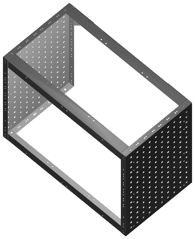 RADKASTENVERKLEIDUNG OFFEN 760X604X410