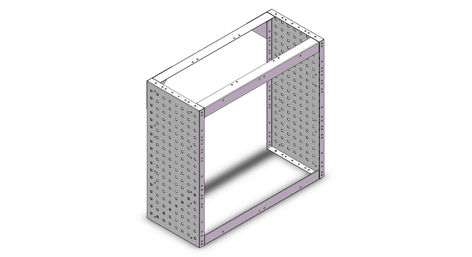 RADKASTENVERKLEIDUNG OFFEN 760X724X320