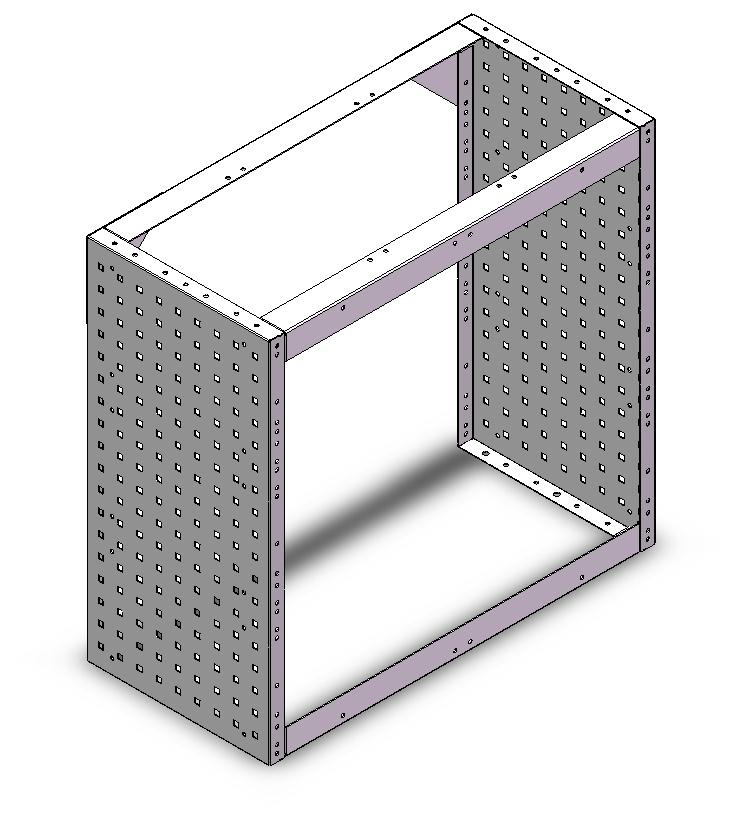 RADKASTENVERKLEIDUNG OFFEN 760X724X360