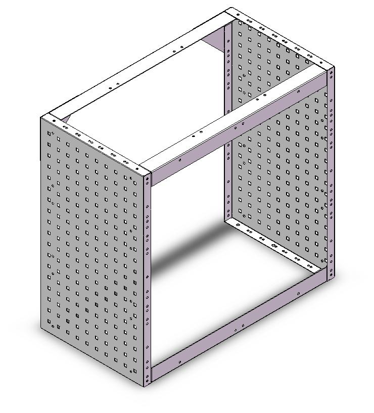 RADKASTENVERKLEIDUNG OFFEN 760X724X410
