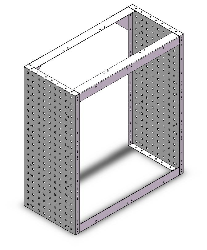 RADKASTENVERKLEIDUNG OFFEN 760X845X360