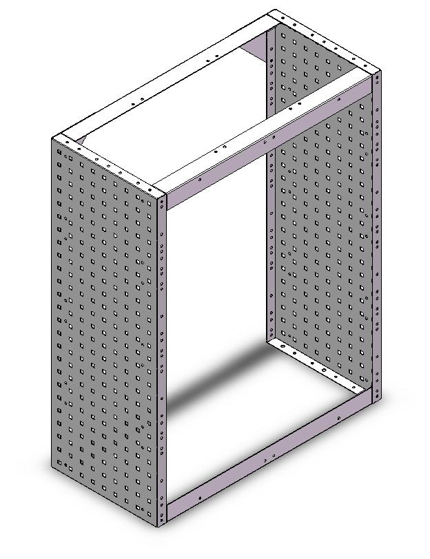 RADKASTENVERKLEIDUNG OFFEN 760X966X360