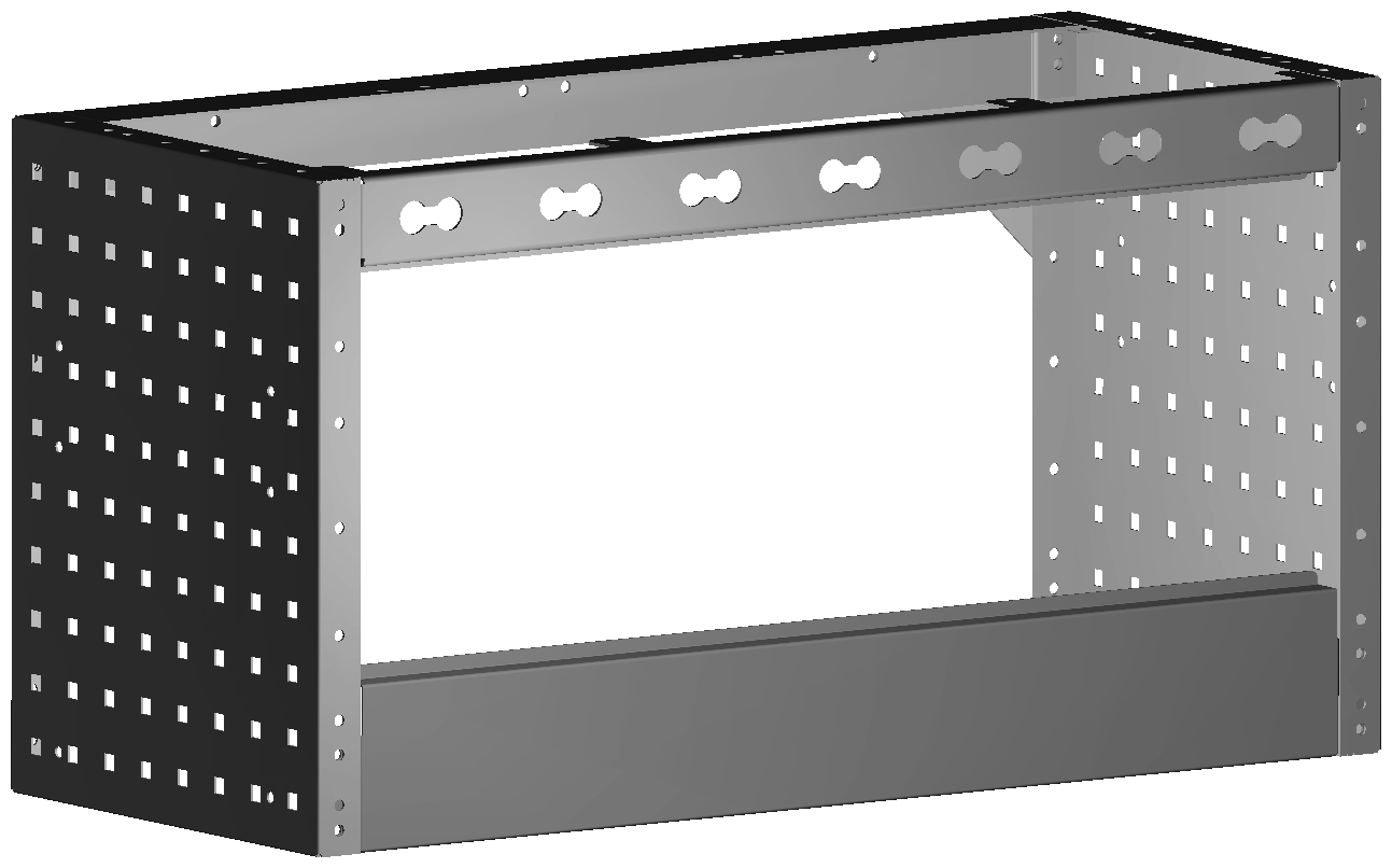RADKASTENVERKLEIDUNG OFFEN 760X402X320