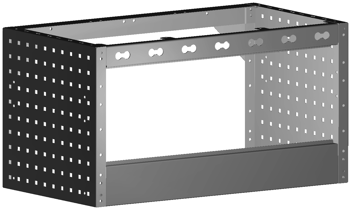 RADKASTENVERKLEIDUNG OFFEN 760X402X410