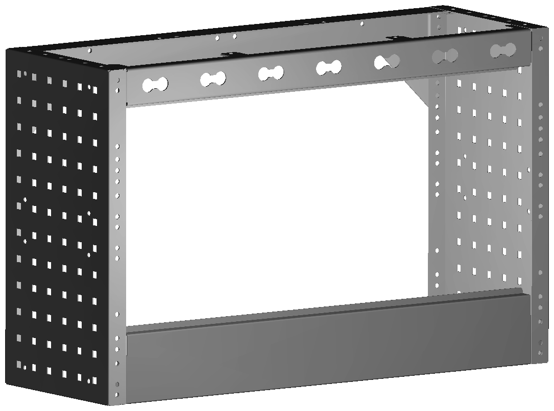 RADKASTENVERKLEIDUNG OFFEN 760X483X260