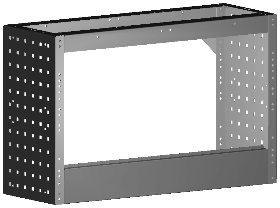 RADKASTENVERKLEIDUNG OFFEN 760X483X260