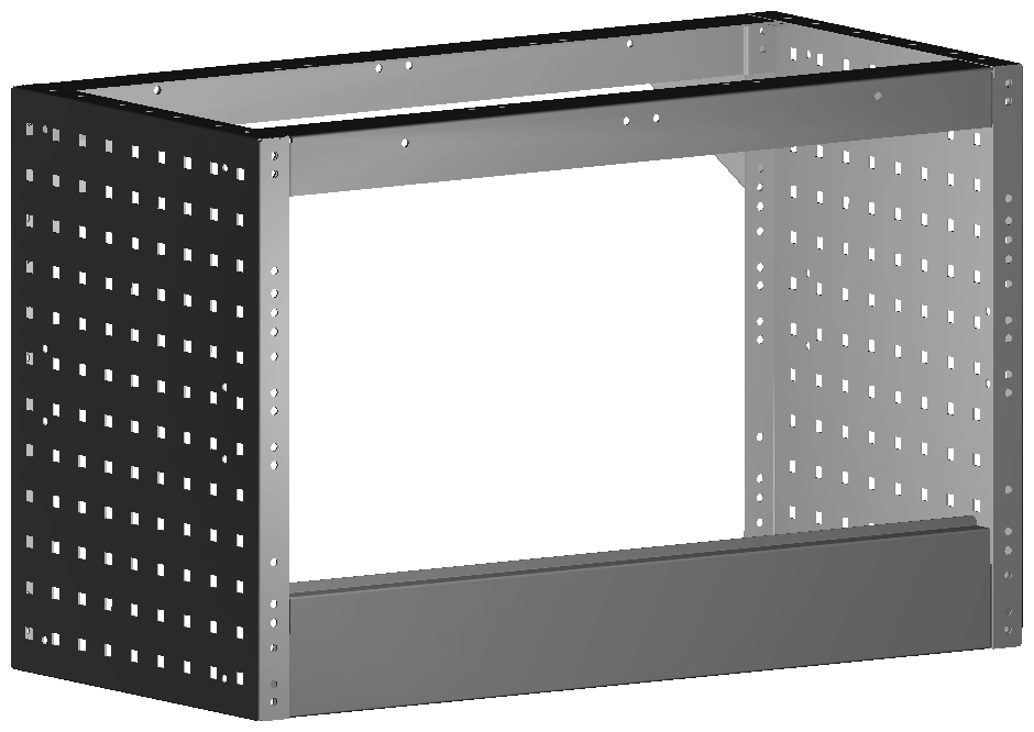 RADKASTENVERKLEIDUNG OFFEN 760X483X360