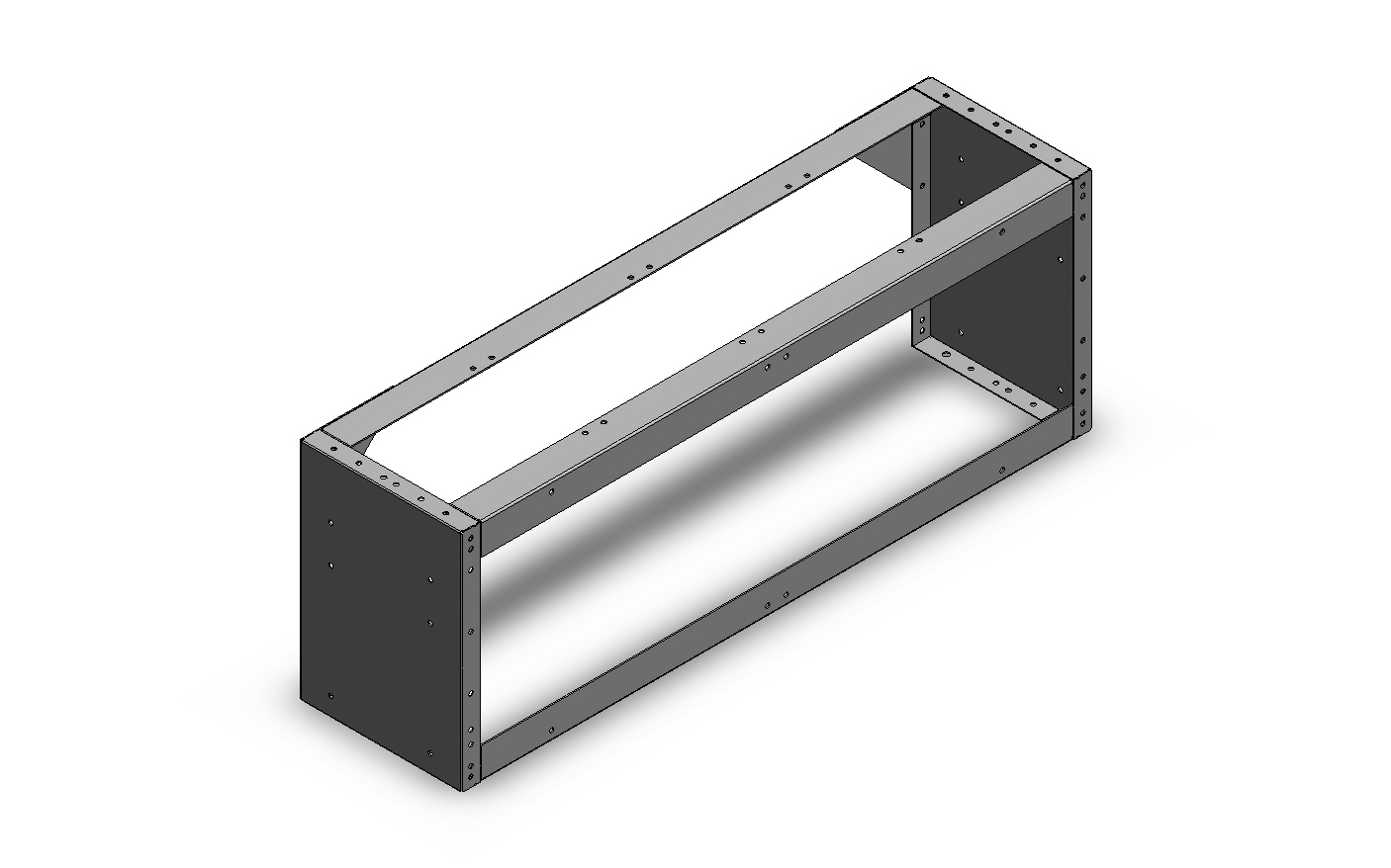 RADKASTENVERKLEIDUNG OFFEN 1.014X362X260