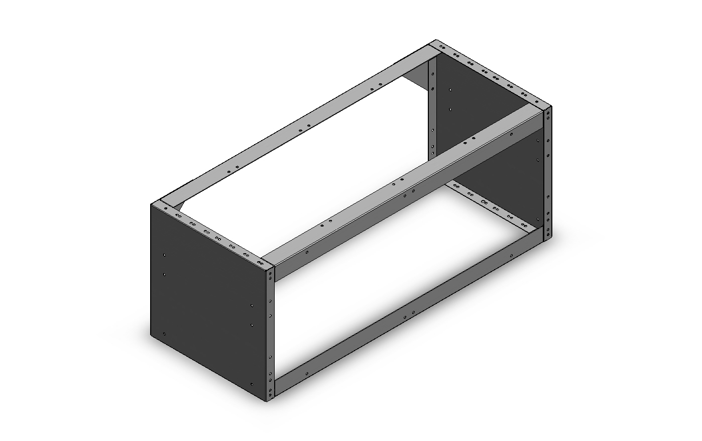 RADKASTENVERKLEIDUNG OFFEN 1.014X402X410