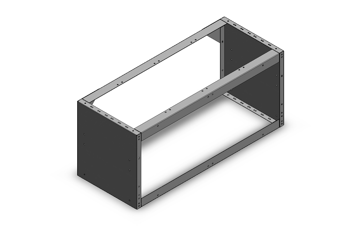 RADKASTENVERKLEIDUNG OFFEN 1.014X444X410