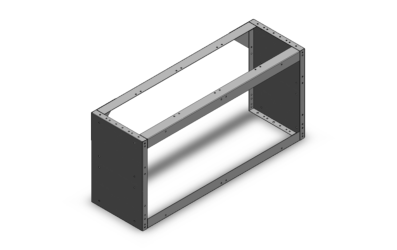 RADKASTENVERKLEIDUNG OFFEN 1.014X483X320