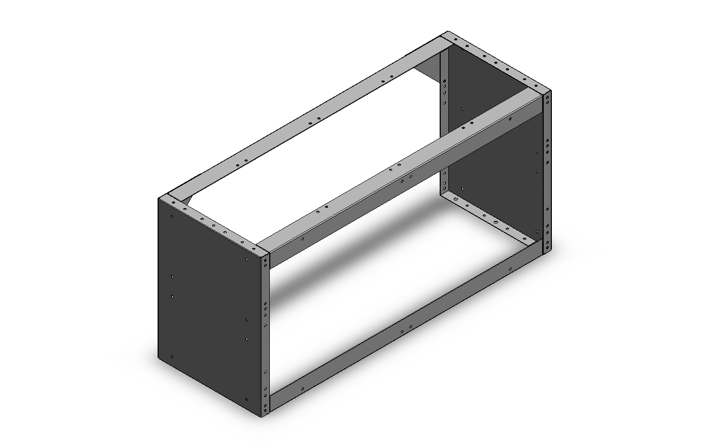 RADKASTENVERKLEIDUNG OFFEN 1.014X483X360