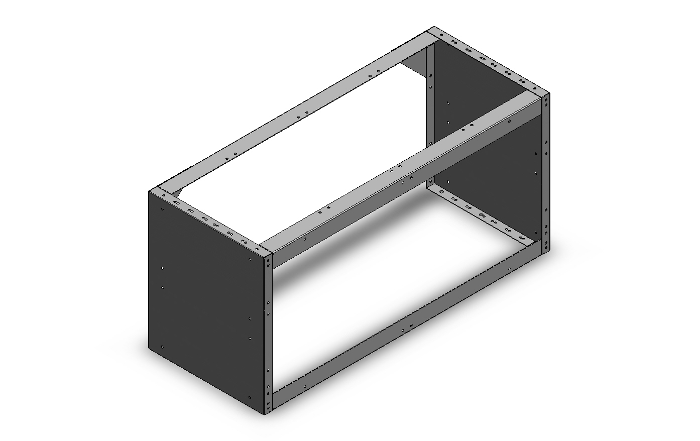 RADKASTENVERKLEIDUNG OFFEN 1.014X483X410