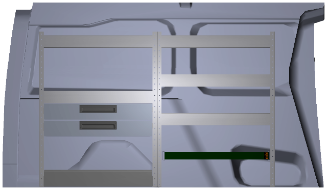 Fahrzeugeinrichtung Standad 150 x 108 x 36