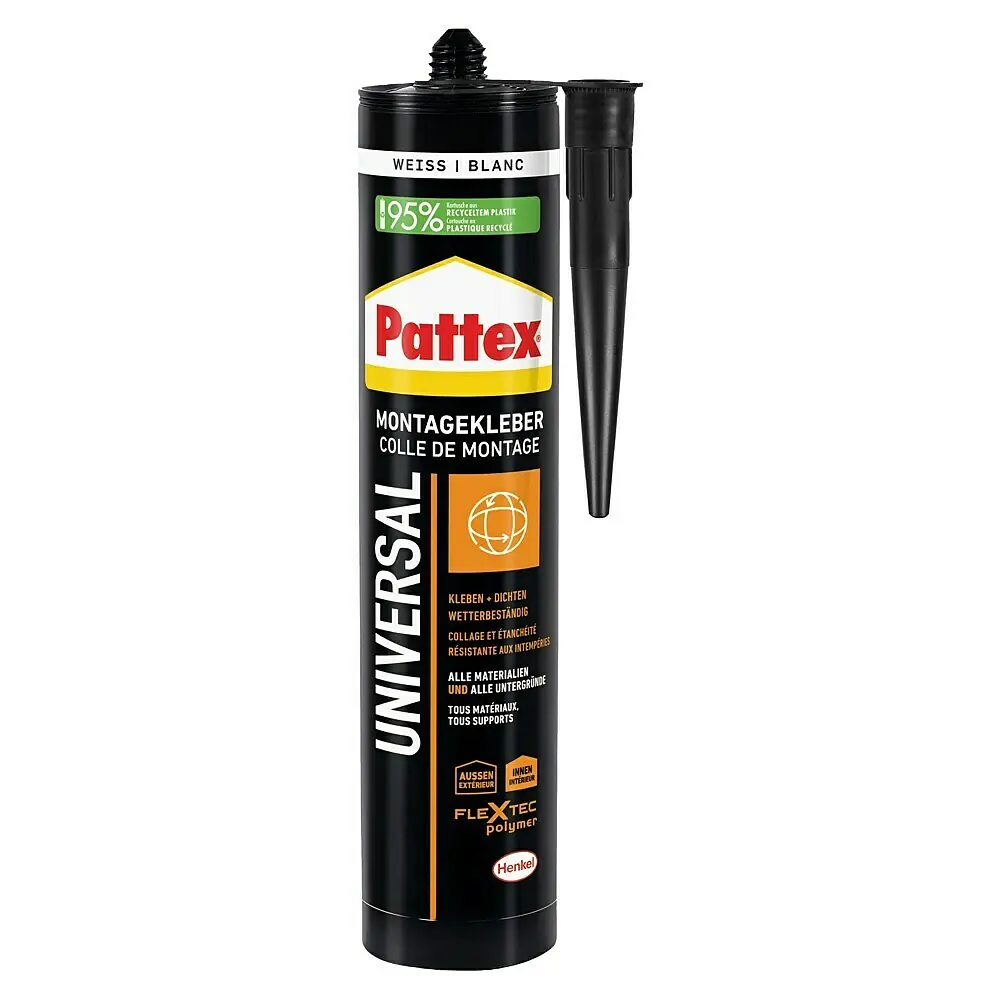 Pattex Montagekleber Universal, weiss, 420 g