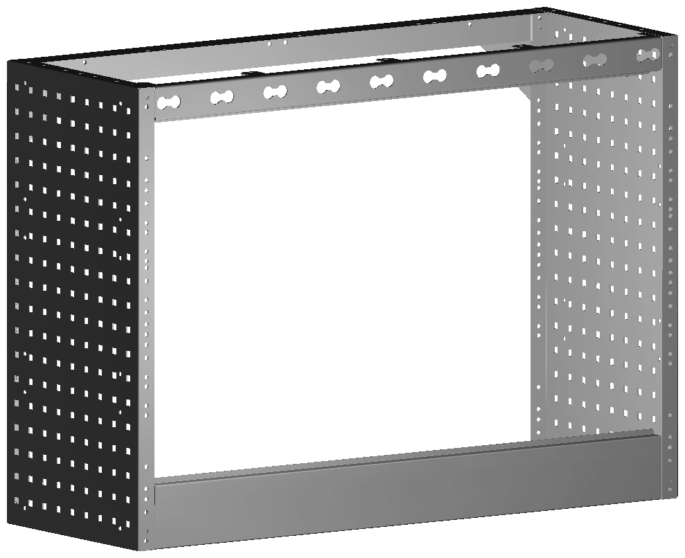 RADKASTENVERKLEIDUNG OFFEN 1.014X724X360